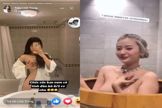 Clip Triệu Linh Trang gợi cảm với giọng nói đầy quyến rũ