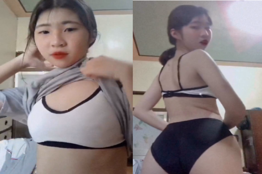 Cô gái trẻ thực hiện video gợi cảm quyến rũ khi xa người yêu của mình