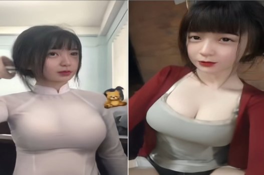 Yêu với cô gái trẻ xinh đẹp vòng một đầy đặn và dáng hấp dẫn