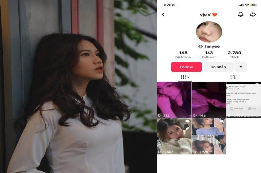 Video ân ái tự ghi của tiktoker hmyee